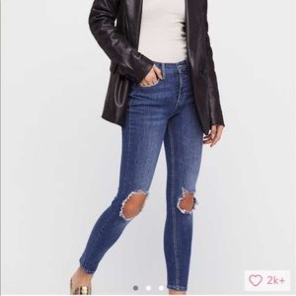 Free People High Wasted Jeans